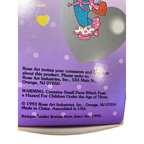 KEWPIE DOLL “Fancy” Roseart Secret Hearts - Picture 12 of 12